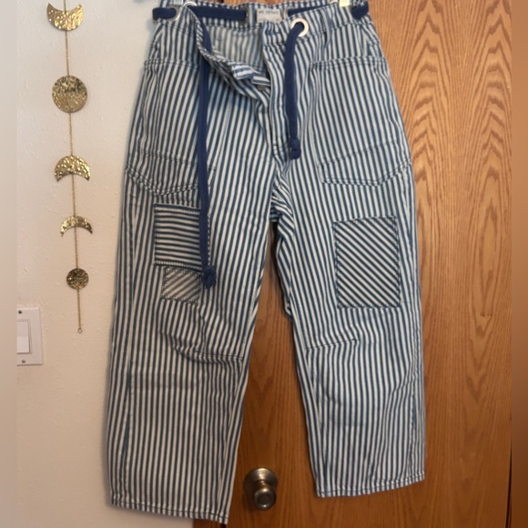 We The Free Blue and White Striped Moxie - Picture 2 of 4